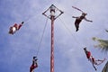 Pole Flying or Dance Of The Flyers Royalty Free Stock Photo