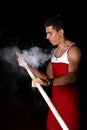 Pole vault Royalty Free Stock Photo