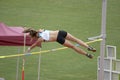 Pole Vaulter Royalty Free Stock Photo