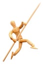 Pole vaulting Royalty Free Stock Photo