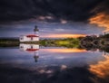 The Polente lighthouse in Bozcaada Island