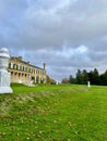 Polesden Lacy on a stormy day Royalty Free Stock Photo