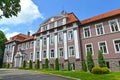 POLESSK, RUSSIA. Facade of the building of the Kaliningrad branch of the St. Petersburg state agricultural university