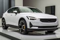 Polestar 2 electric car unveiled at the 89th Geneva International Motor Show. Geneva, Switzerland - March 5, 2019