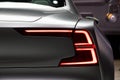 Polestar 1 hybrid sports car tail light Royalty Free Stock Photo