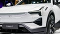 Polestar 3 SUV AWD electic car displayed at NY Auto Show 2024