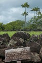 Poliahu Heiau or temple on Kauai.