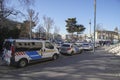 Police action against Hungarian restaurant workers protesting against closure restrictions. Impact of COVID-19 on the economy.