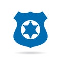 Police authority vector badge