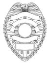 Police Badge Blank