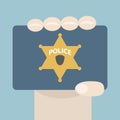 Police Badge Royalty Free Stock Photo