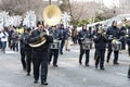 Police band plays at winter carnival