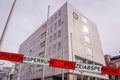 Police barricade after bomb threat at Gaggenau town hall, Germany