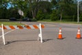 Police Barricade of a Street