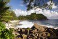 Police Bay, Tropical paradise, Seychelles Royalty Free Stock Photo