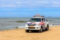 Police beach patrol vehicle