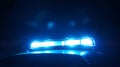 Police beacon light Royalty Free Stock Photo