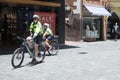 Police bicycle patrols in Perth Western Australia