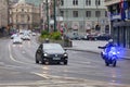 Police biker in Sarajevo