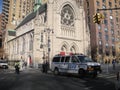 Police Blockade, Central Park West, NYC, NY, USA