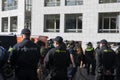 Police Blockade At The Stopera Building During The Extinction Rebellion Group At The Stopera Square At Amsterdam The Netherlands 7