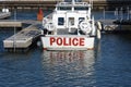 Police Boat Royalty Free Stock Photo