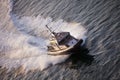 Police Boat on Patrol Royalty Free Stock Photo