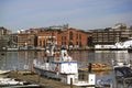 Police boat in the port of Oslo, Norway