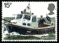 Police Boat UK Postage Stamp