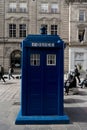 Police Box in Glasgow. Tardis, Dr Who.