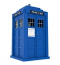 Police Box Isolated Royalty Free Stock Photo