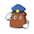 Police brown bread character cartoon