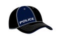 Police cap in vector Royalty Free Stock Photo