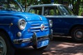 Police car on annual oldtimer car show