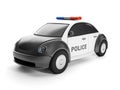 police car close-up Royalty Free Stock Photo