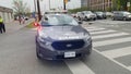 Police car in Downtown Toronto Royalty Free Stock Photo