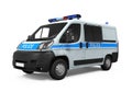 Police Car Isolated Royalty Free Stock Photo