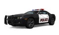 Police Car Isolated Royalty Free Stock Photo