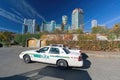 Police car in Canadian city