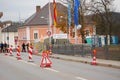 Police checkpoint at German-Austrian border