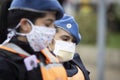 Police control in Buenos Aires in Quarantine