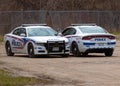 Police Cruisers London Ontario Canada Royalty Free Stock Photo