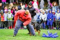 Police dog training Royalty Free Stock Photo
