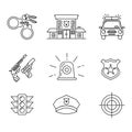 police element Vector icon design illustration
