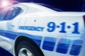 Police emergency car vehicle Royalty Free Stock Photo