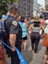 Police At The Feast Of Our Lady Of Mount Carmel, Brooklyn, NY, USA