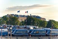 Police forces at Place de la Concorde