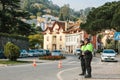 The police guard the public order