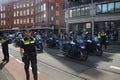 Police guarding during the king`s speech named Troonrede from the throne on Prinsjesdag in The Hague