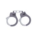 police handcuffs cartoon vector illustration